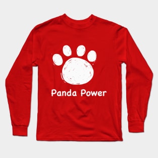 Panda Power - white - Turning Red Long Sleeve T-Shirt